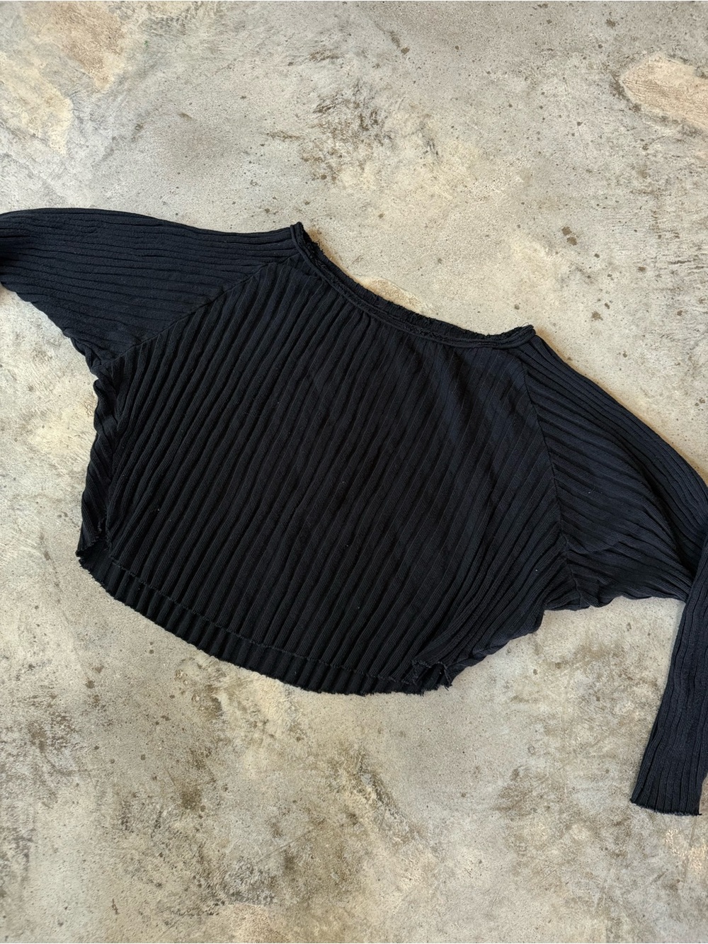 Grungy cropped sweater
